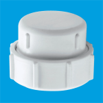 McAlpine T23U Multifit Compression Blanking Cap — 40mm to 43mm Waste Pipe Stop End