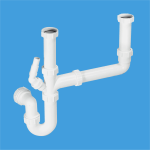 McAlpine SK2 Kitchen Sink Waste Kit | Double & 1.5 Bowl Trap Kit Replacement