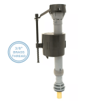 Fluidmaster 400EL Bottom Entry Fill Valve | 3/8" 16mm Small Hole European Thread | Quiet Float Valve