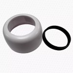 2" Flush Pipe Coupling Nut and Rubber Washer for 2" Cistern Syphon Valves - Image 4