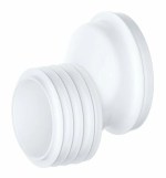 Toilet Waste Pipe Pan Connector 40mm Off Centre Stepped Push Fitting Outlet - Image 2