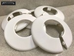 5 x 32mm 36mm Basin Waste Pipe Cover WHITE Wall or Floor Cover 78mm External - Image 7