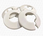 5 x 32mm 36mm Basin Waste Pipe Cover WHITE Wall or Floor Cover 78mm External - Image 3