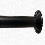 10 x 40mm 43mm Bath Waste Pipe Cover BLACK Wall or Floor Cover 90mm External - Image 5