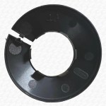 10 x 40mm 43mm Bath Waste Pipe Cover BLACK Wall or Floor Cover 90mm External - Image 4