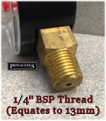 Plumbing & Heating 1/4" BSP Spare Pressure Gauge Only 0 - 10 bar - Image 2