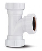 40mm 42mm 43mm Tee Branch Compression Multifit 1 1/2" Bath Waste Pipe Join - Image 5