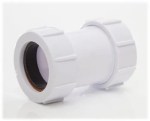 Polypipe PS32 32mm Multifit Compression Coupler | 1 1/4" Waste Pipe Joiner - Image 2