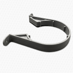 Polypipe SC33G 82mm Soil Pipe Bracket | 3" Grey Saddle Clip
