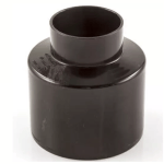 Polypipe SO65B 110mm to 62mm Socket Reducer | Black Boss Housing Adaptor