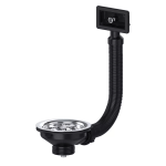 Kitchen Sink Basket Strainer Waste | Rectangular Overflow for Franke & Blanco Sinks