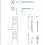 Angled Floor Toilet Pan fixing Kit - Image 3