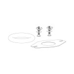 Close Coupling Kit for WC Toilet Pan Cistern Doughnut Fixings Plate Donut Couple - Image 4