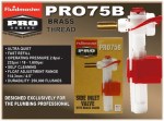 Fluidmaster PRO Series PRO75B Side Entry Fill Valve Brass Thread 1/2" - Image 3