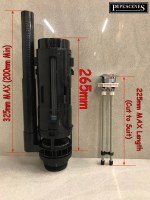 Roca Laura New Style Dual Flush Cistern Valve by Fluidmaster 2" with Push Button - Image 2