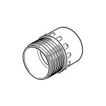 Polypipe WS47 40mm Male Threaded Coupling Adaptor - Image 3
