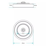 Viva Skylo PP00/D Bottom Entry Diaphragm Washer | Replacement Fill Valve Seal - Image 2