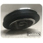 38mm Chrome Basin Clicker Plug Top | Replacement Mini Push-to-Click Cap