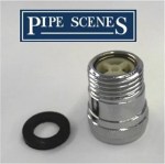 Non-Return Valve Inline f/ Shower Bidet Douche Muslim Shattaf Kit 1/2inch chrome - Image 2