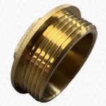 1 1/4" Brass Threaded Flanged Plug - 1.25 INCH BSP Thread Blank Bung - Image 4