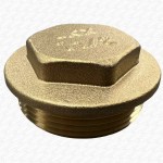 1 1/2" Brass Threaded Flanged Plug - 1.5 INCH BSP Thread Blank Bung