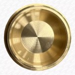 1 1/2" Brass Threaded Flanged Plug - 1.5 INCH BSP Thread Blank Bung - Image 5