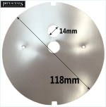 5 x ROUND Derwent Macdee Metro Toilet Cistern Syphon Diaphragm Washer Only - Image 2