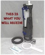 Kohler Duravit Flush Valve REPLACEMENT Syphon 2" made by Geberit - Image 4