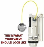 C217 - ROUND Macdee Kayla Flush Valve Spare Dual Flush Toilet Push Button - Image 2