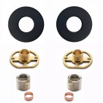 Matte Black Round Easy Fix Bracket Kit for Fitting Bar Shower Valves