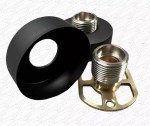 Matte Black Round Easy Fix Bracket Kit for Fitting Bar Shower Valves - Image 4