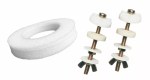 Wirquin Toilet Dual Flush Valve & Inlet Ball Valve Repair Kit with Bolts & Donut - Image 5