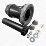Geberit Cistern Frame Inlet & Outlet Flush Pipe Kit for Wall Hung Toilet Pan
