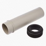 Geberit 45mm Flush Pipe and Cone Set for Wall Hung Toilet Pan Frames