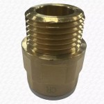 BRASS JG John Guest Speedfit Male Straight Coupler 15mm x 1/2" Pushfit Connector - Image 4