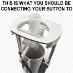 Siamp Optima 49 Toilet Push Button Dual Flush Water Saving Black Wickes - Image 2