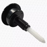 Siamp Optima 49 Toilet Push Button Dual Flush Water Saving Black Wickes - Image 8