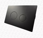NEW Matte Black Flush Plate for PNEUMATIC Concealed Cisterns Air Hose Type