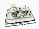 NEW Matte Black Flush Plate for PNEUMATIC Concealed Cisterns Air Hose Type - Image 3