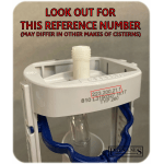 223.200.21.1 Geberit Flush Valve from RAK Compact Toilet Dual Flush with Button - Image 2