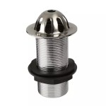 1.25" Domed Urinal Waste Urinal Bowl Drain Stainless Steel - 1 1/4" 42mm Thread