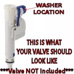 Geberit Diaphragm Washer for Inlet Valve and Arm Ball Valve Repair 241.813.00.1 - Image 2