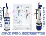 Geberit 244.820.00.1 Dual Flush Valve & Cradle for Concealed Cistern Duofix - Image 2