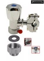 Isolating Valve Self Plumb for 1/2" Shower Hose Attachment Bidet Spray Adapter - Image 2