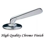 Long Reach Toilet Handle Extended Cistern Lever 350mm HQ Chrome Finish - Image 6