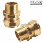 Hansgrohe Pair 3/8" Inch Flexi Tail Pipe Adapter Fitting Compression European Tap