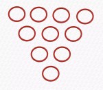 Fibre Washers 1/2 to Fit 15mm Tap Connector per 10 Red Washer