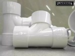 Waste Pipe Fittings Tee for 40mm 43mm x 10 for Solvent Weld Waste Pipe - Image 2
