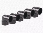 5x Solvent Weld 90 Degree Bend Elbow - Waste Water Glue Fit Cement Fitting 36mm