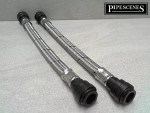 2 x Push Fit Plumbing Fittings Flexi Hoses 15mm x 15mm x 300mm Long Tap Flexi - Image 2